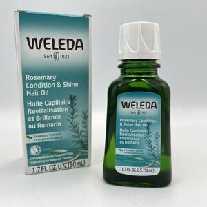 One Bottle of Rosemary‎ Hair Oil 1.7 FL Oz By Weleda -  Two Available